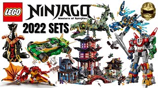 LEGO Ninjago Winter 2022 Sets EVO Dragons Ultimate Mech Ninja Temple Snakes amp More [upl. by Hannahs]