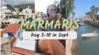 Marmaris in September 🌞⛈️ Içmeler Boat Trip amp more 💷🛥️🍲 [upl. by Asirb]