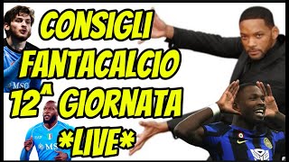 Consigli ⚽FANTACALCIO⚽ 12 giornata di serie A 06112024 [upl. by Chevalier]