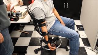 ExoArm Strength Test with Exoskeleton Arm Brace Trial 3 [upl. by Nevear793]