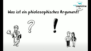 Praxis Ethik Philosophie Was ist ein philosophisches Argument [upl. by Eleph]