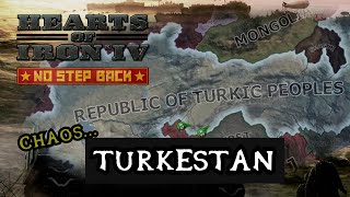 Turkestan as Sinkiang  Hearts of Iron 4 No Step Back  Formable Nations [upl. by Kahle]