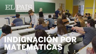 Alumnos de Valencia protestan por el examen de Selectividad de Matemáticas II [upl. by Lunn]