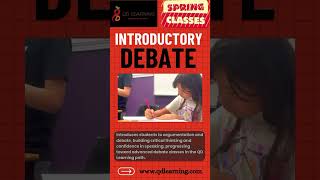 QD Spring Classes  about Introductory Debate in 0010 afterschoolprograms academics lovetolearn [upl. by Tiphane]