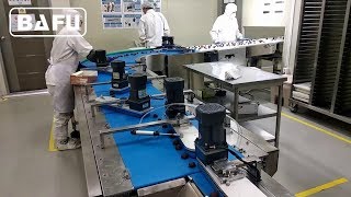 Maquina Empacadora Tipo Flow Pack Chocolates Marca Bafu Machinery [upl. by Polloch]