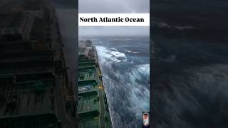 North Atlantic Ocean 🌊 nice view merchant Navy shorts shiplife trending [upl. by Cecelia]