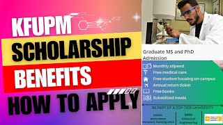 KFUPM Spring and Fall Admission  KFUPM Scholarship  How to Apply [upl. by Affay]