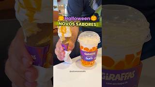 Sorvete e Milkshake NOVOS do Giraffas  Tema Halloween  Sabor Fanta [upl. by Notlrak766]