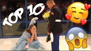 Top 10 best HEARTWARMING military homecomings [upl. by Glover]