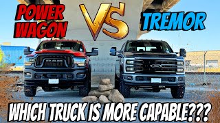 2024 Ford F250 Tremor VS RAM 2500 Power Wagon Has Ford Finally Caught Up To RAM HD [upl. by Heinrike]