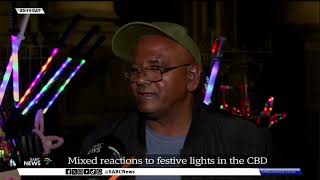 Cape Town  Mixed reactions to festive lights in Cape Town CBD [upl. by Sset]