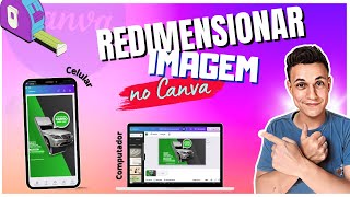 Como Redimensionar Imagens no Aplicativo do Canva e no Canva no Computador  Guia Completo [upl. by Arand427]