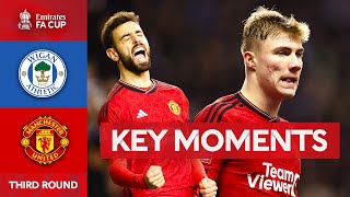 Wigan Athletic v Manchester United  Key Moments  Third Round  Emirates FA Cup 202324 [upl. by Frederiksen]