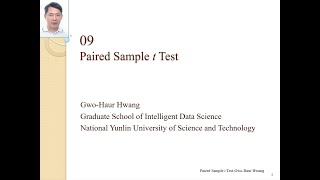 09 Paired Sample t Test [upl. by Phyllys457]