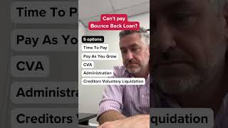 5 options if you cant pay your bounce back loan [upl. by Humbert]