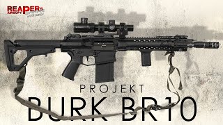 Projekt BURK BR10 MOD25 Warhead Brushless PPS Maxx Begadi PRO 6mm AirsoftSoftair DE [upl. by Perkins]