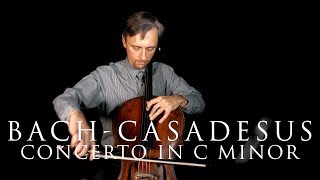 JC Bach  HCasadesus Concerto in C minor for cello MovI  Practice with Cello Teacher [upl. by Lladnew124]