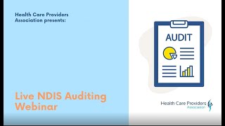 Live NDIS Auditing Webinar [upl. by Zetes400]