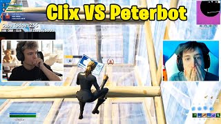 Clix VS Peterbot 2v2 TOXIC Fights w Khanada amp EpikWhale [upl. by Jocelyne]