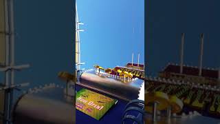 A guy stuck on the Slotzilla Zip Line in Downtown Las Vegas [upl. by Augustine]