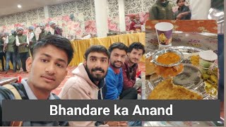 BHANDARE KA ANAND😁😁 jayshreeram bhajan bhandaraholkar masti vlogging [upl. by Elicia]