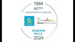 Cérémonie des 40 ans du jumelage entre Ronchin et Halle [upl. by Buddie896]