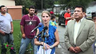 Holly Acres press conference on Woodbridge VA flood victims [upl. by Baecher]