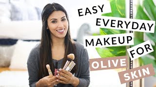 Easy Everyday Makeup Tutorial for IndianOlive Skin [upl. by Bancroft]