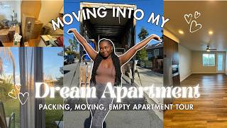 MOVING VLOG  Into my Dream Big Girl Apartment  Studio to a One Bedroom [upl. by Onilegna]