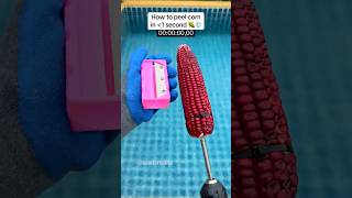 New corn peeling world record time ⏱️😳 [upl. by Nnayram]