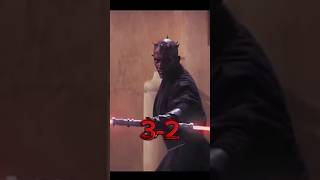 Anakin Skywalker Vs Darth Maul starwars [upl. by Einnaffit469]