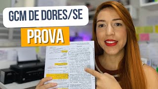 ANÁLISE DA PROVA DA GCM DE DORESSE  COMO FOI A PROVA INSTITUTO SEPROD gcm carreirapolicial [upl. by Zeba]