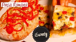 Ricetta quotPizzaquot Pinsa Romana Fatta in Casa  Tutti i Segreti per Farla come in Pinseria [upl. by Dorrej332]