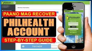 PAANO MAG RECOVER NG PHILHEALTH ACCOUNT  STEPBYSTEP GUIDE [upl. by Fiester]