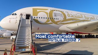 Emirates Airbus A380 Review  Cabin amp Airframe Presentation  Dubai AirShow [upl. by Jerrol]