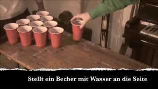 Wie spiele Ich Beer Pong  Deutsche Anleitung  Bier Pong [upl. by Soelch600]