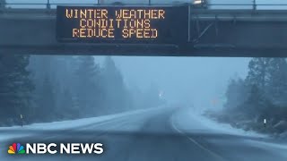 Bomb cyclone and atmospheric river bring prolonged rain high winds to West Coast [upl. by Aldridge]