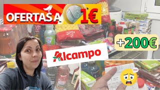 🛒Ya están aquí de nuevo las OFERTAS DE 1€ EN ALCAMPO😍 [upl. by Aires186]