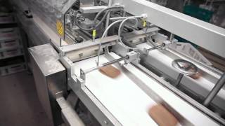 Ipeka Stackmaster bread collating and stacking system [upl. by Ardnekat]