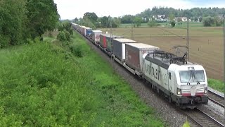 Bahnverkehr auf der Rheintalbahn  Friesenheim D  1152023 [upl. by Fenn]