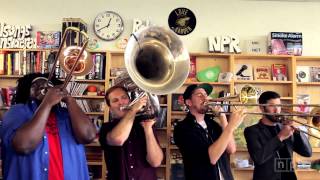 No BS Brass Band NPR Music Tiny Desk Concert [upl. by Ahtan]