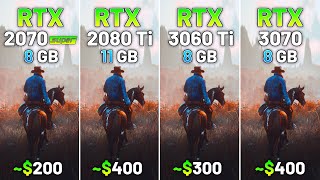 20 Games on RTX 2070 SUPER vs RTX 2080 Ti vs RTX 3060 Ti vs RTX 3070 in 2023  1440p [upl. by Peursem]