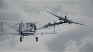 Air battle over Fornebu Norway 1940  Alliert og alene TV Mini Series 2015 [upl. by Allis]