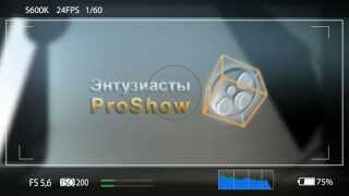 Clapperboard Opener ProShow Producer style [upl. by Eycats]