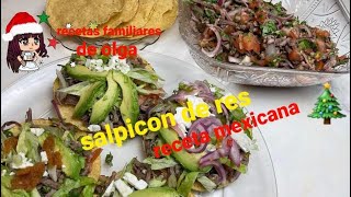 Salpicón de res receta MexicanaSalpicon recipeBeef Salpiconreceta fácil y deliciosa 😋🙀 [upl. by Anilorac863]