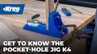 Get To Know The Kreg PocketHole Jig K4 [upl. by Rodgiva168]