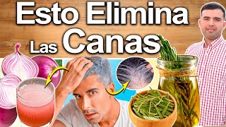 Elimina Las Canas en 3 Pasos  Cómo Eliminar Los Cabellos Blancos Y Rejuvenecer [upl. by Moyra751]