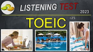 TOEIC Listening Test 25 TOEIC Asia set Korea examination 2023 [upl. by Anik]