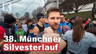 Wir starten beim Silvesterlauf in München 2023  VLOG [upl. by Hanzelin]