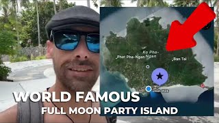 Exploring World Famous Full Moon Party Island 🇹🇭 [upl. by Nailil]